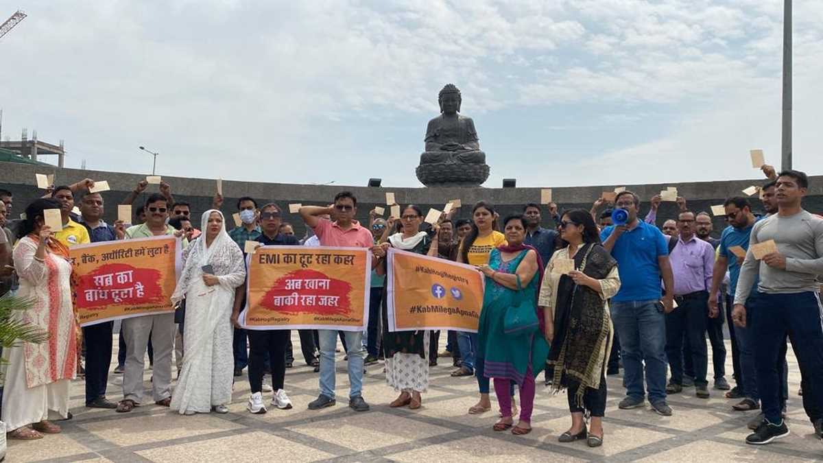 घर खरीदारों ने मुख्यमंत्री को लिखी चिट्ठी, घर दिलाने व रजिस्ट्री की गुहार